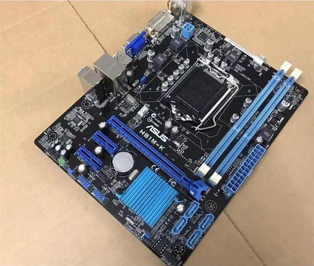 Alt view image 2 of 7 - New Motherboard For Asus H61M-K LGA1150 DDR3
