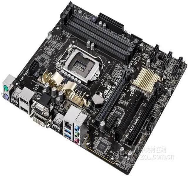 Alt view image 4 of 7 - New Motherboard For Asus H85M-E R2.0 LGA1150 DDR3