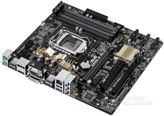Alt view image 3 of 7 - New Motherboard For Asus H85M-E R2.0 LGA1150 DDR3
