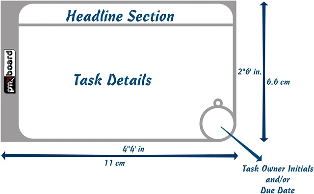 Alt view image 5 of 7 - Kanban Board, Scrum Board, Agile Board, Magnetic Task Cards Set - Gray. 30 Pack, 1 Special Marker and Cleaner