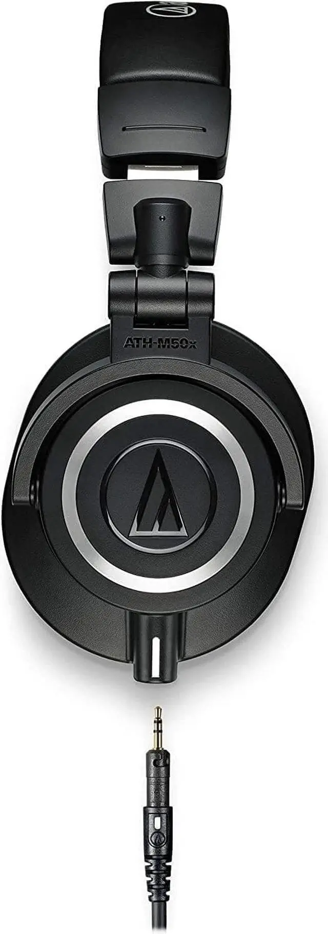 Alt view image 2 of 6 - Audio-Technica ATH-M50X Professional Studio Monitor Headphones, Black, Professional Grade,  with Detachable Cable