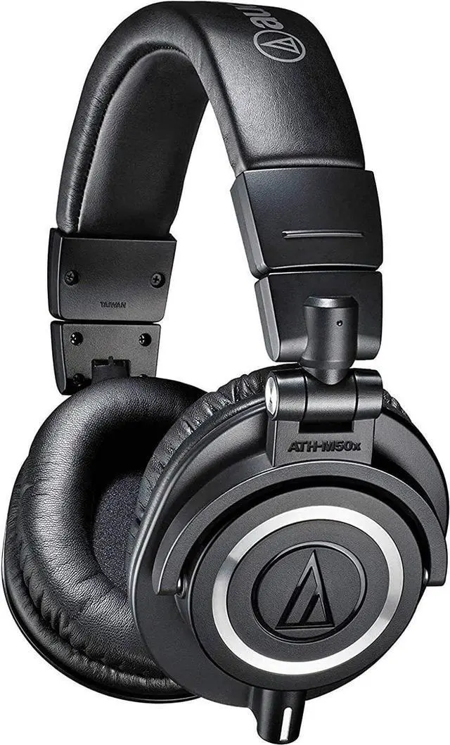 Main image of Audio-Technica ATH-M50X Professional Studio Monitor Headphones, Black, Professional Grade,  with Detachable Cable