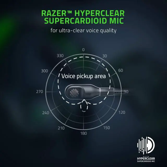Alt view image 3 of 7 - Kaira Pro Wireless Gaming Headset for Xbox Series X|S, Xbox One: Triforce Titanium 50mm Drivers - Supercardioid Mic - Dedicated Mobile Mic - EQ Pairing - Xbox Wireless & Bluetooth 5.0 - Black
