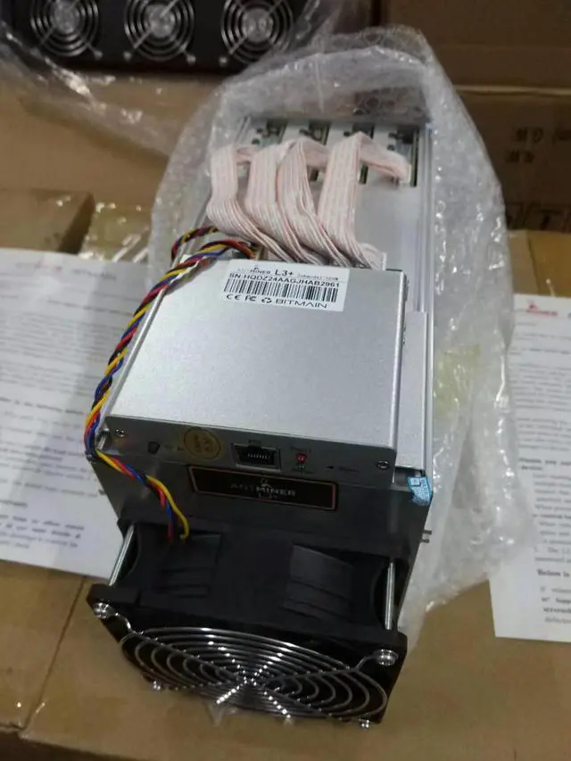 Alt view image 4 of 5 - Bitmain L3+( With power supply )Scrypt Litecoin Miner 504MH/s LTC Come with Doge Coin Mining Machine ASIC Blockchain Miners