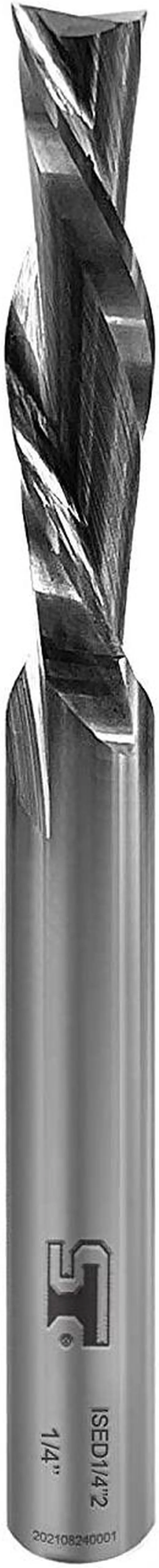 Main image of SPEED TIGER ISED Carbide Spiral Router Bits Down Cut, 3/8 Diameter, 1 Cutting Length, 2-1/2"OVL for Wood/Oak/MDF/Aluminum -Made in Taiwan(1 Piece, 3/8")