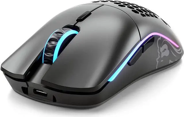 Alt view image 2 of 7 - Glorious Model O Wireless Gaming Mouse - Superlight, 69g Honeycomb Design, RGB, Ambidextrous, Lag Free 2.4GHz Wireless, Up to 71 Hours Battery - Matte Black