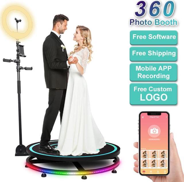 360 Photo Booth Photobooth Intelligent Magic Automatic Portable Rotati