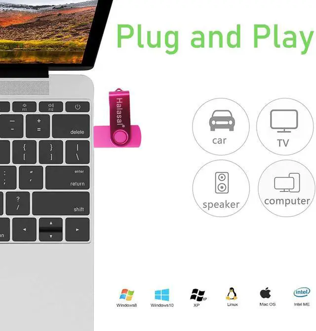 Alt view image 3 of 6 - Halasal 5PACK*32GB USB Flash Drive  halasal USB Memory Stick 4GB 8GB 16GB 32GB 64GB Pendrive Mobile U Disk Photography Gifts(5pack)