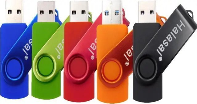 Main image of Halasal 512MB USB Flash Drives 5-Pack | Reliable Memory Storage Solution for Computer Hardware