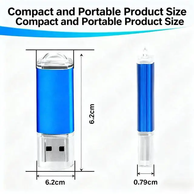 Alt view image 7 of 7 - USB Flash Drive 5 Pack 2GB small capacity for bid documents flash drives for students and teachers present    (5 Mixed Colors: Black Blue Green Red Purple)