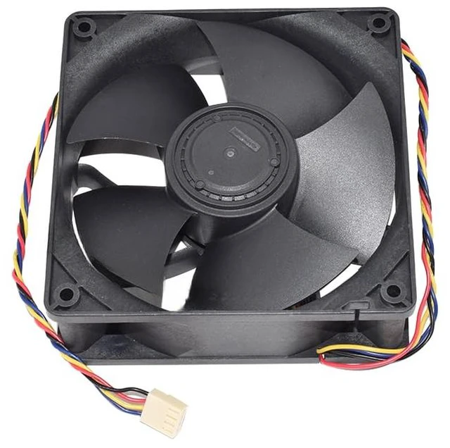 Alt view image 2 of 3 - New V12E12BS1B5-07 12V 1.85A 12038 120*120*38mm Four-Wire with Temperature Control Fan