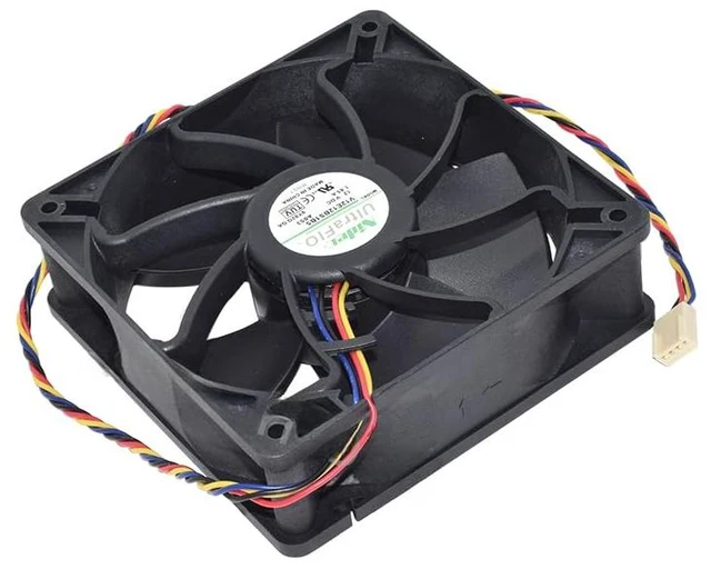 Alt view image 3 of 3 - New V12E12BS1B5-07 12V 1.85A 12038 120*120*38mm Four-Wire with Temperature Control Fan