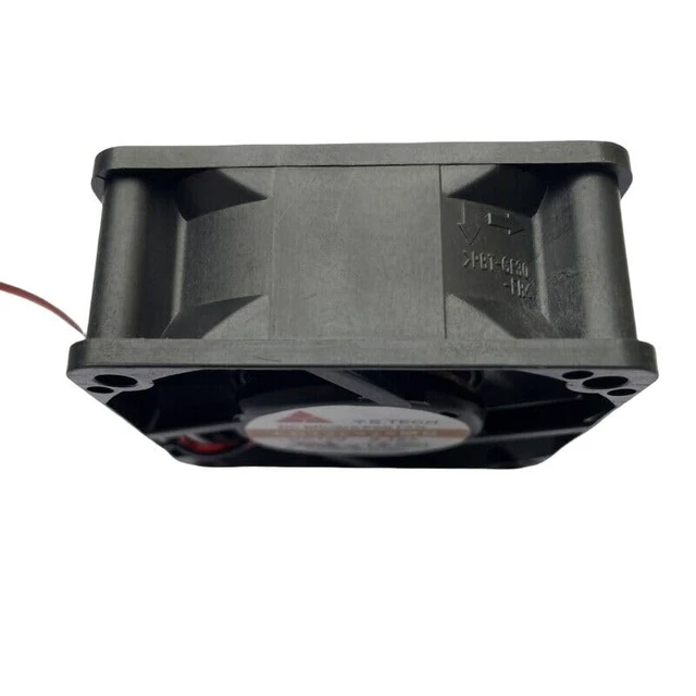 Alt view image 4 of 5 - New Chassis Power Supply Cooler FD126025MB FD126025MB-N DC 12V 0.12A 60*60*25mm 6025 2-Wire Server Cooling Fan