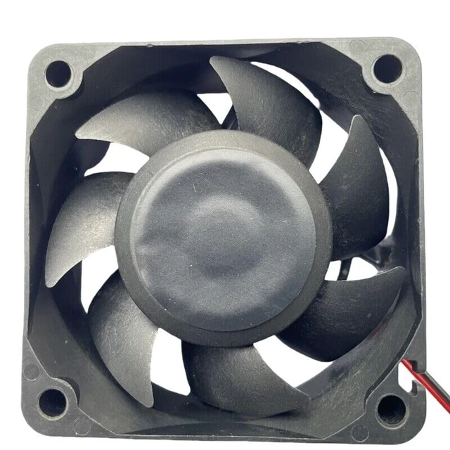 Alt view image 5 of 5 - New Chassis Power Supply Cooler FD126025MB FD126025MB-N DC 12V 0.12A 60*60*25mm 6025 2-Wire Server Cooling Fan