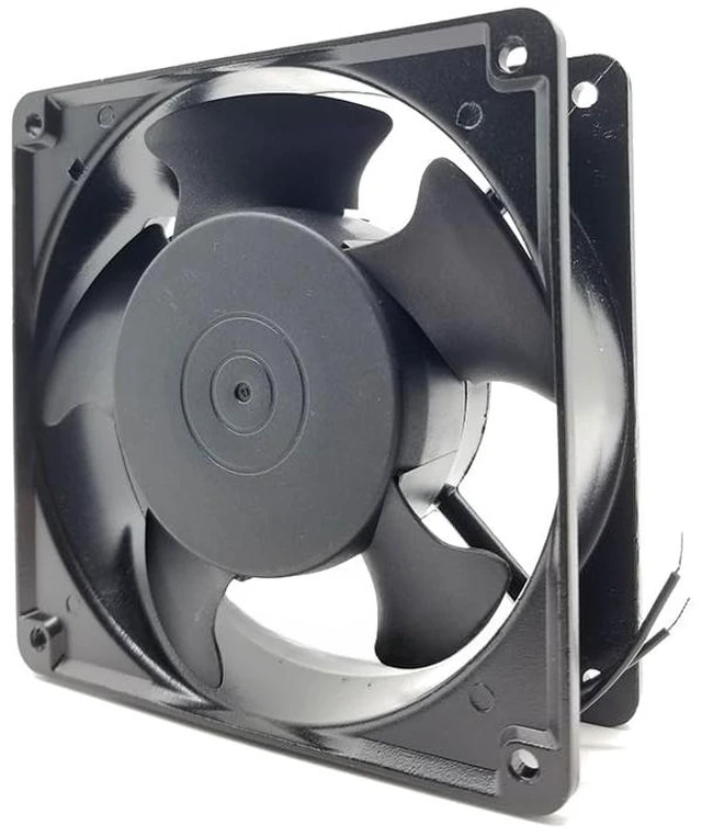 Alt view image 2 of 2 - For CF12038A2HS AC 220V-240V 0.14A/0.1A 50/60HZ 12038 12cm 2 Wires Oil Bearing Cooling Fan 120*120*38mm