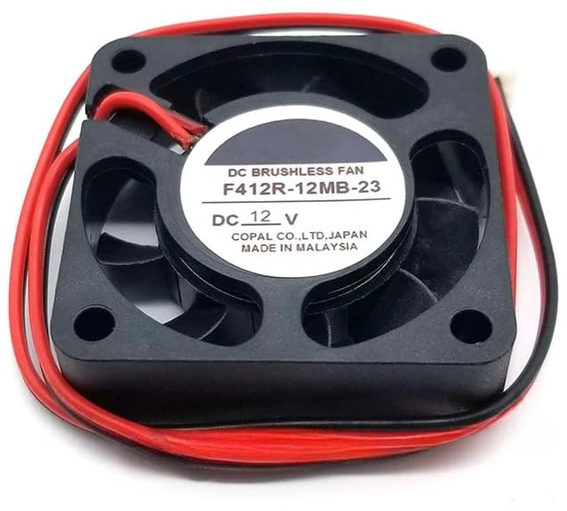 Main image of For 4012 F412R-12MB-23 DC12V Ball Cooling Fan 40*40*12mm 2PIN