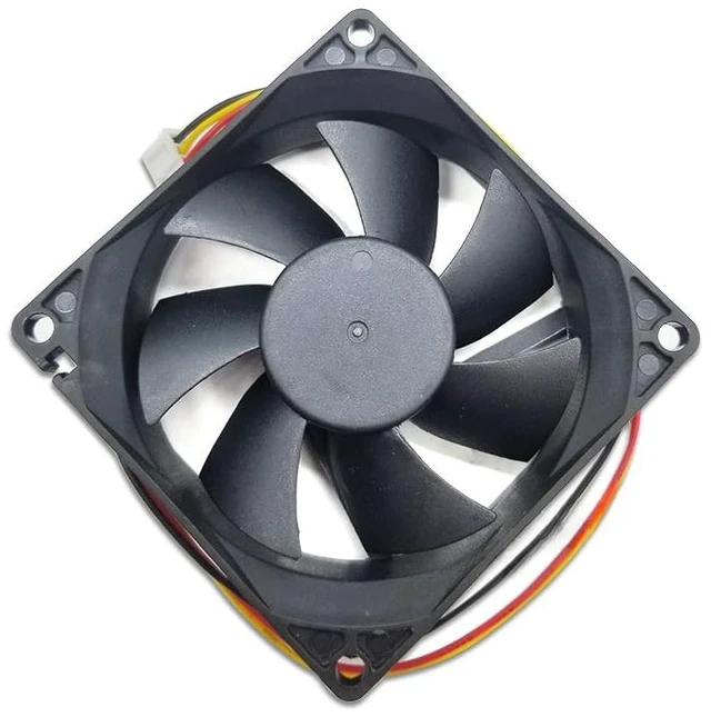 Alt view image 2 of 7 - New ME80251VX-Q060-F99 DC 12V 1.9W 8025 80 * 80 * 25mm 3-line 8CM Cooling Fan
