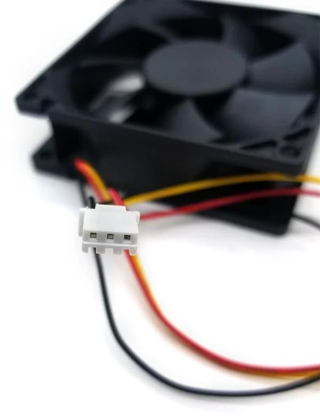 Alt view image 3 of 7 - New ME80251VX-Q060-F99 DC 12V 1.9W 8025 80 * 80 * 25mm 3-line 8CM Cooling Fan