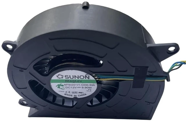 Alt view image 4 of 6 - MFB0201V1-C030-S9A P/N 00KT209 New DC12V 9.9W CPU Notebook 4-Wire Cooling Fan for Lenovo AIO A7300 400V310z A5000 V530-22IC Y910