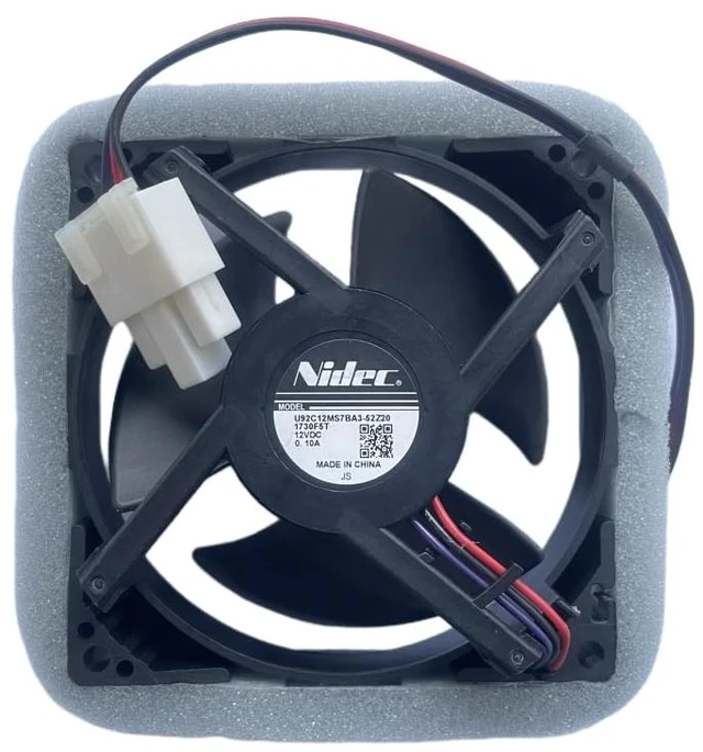 Alt view image 2 of 6 - New U92C12MS7BA3-52 DC12V 0.10A 9CM 3-Pin Cooling Fan