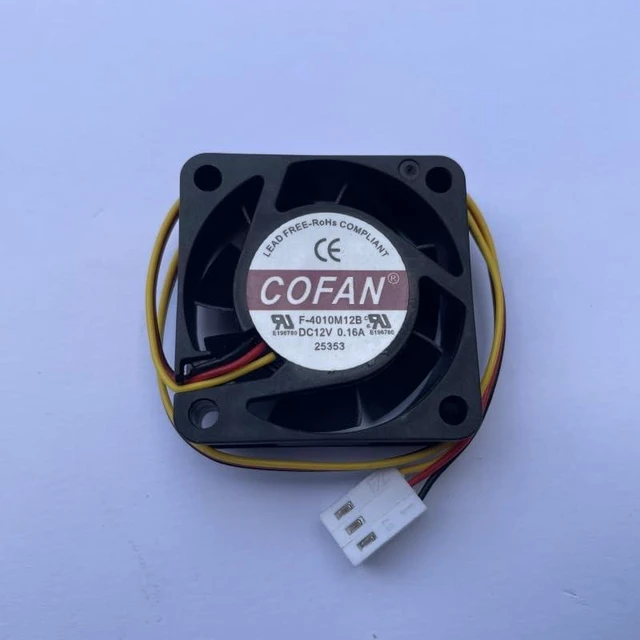 Alt view image 2 of 5 - for COFAN F-4010M12B Server DC12V 0.16A 40 * 40 * 10mm 3-Wire Cooling Fan