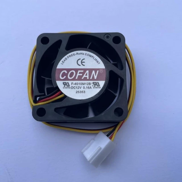 Alt view image 3 of 5 - for COFAN F-4010M12B Server DC12V 0.16A 40 * 40 * 10mm 3-Wire Cooling Fan