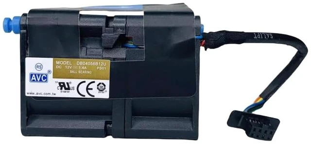 Alt view image 2 of 7 - for DB04056B12U Fan for RD540 RD640 RD530 RD630 DC12V 1.4A 40 * 40 * 56mm Heatsink Fan (Work with Heatsink 03T8084)