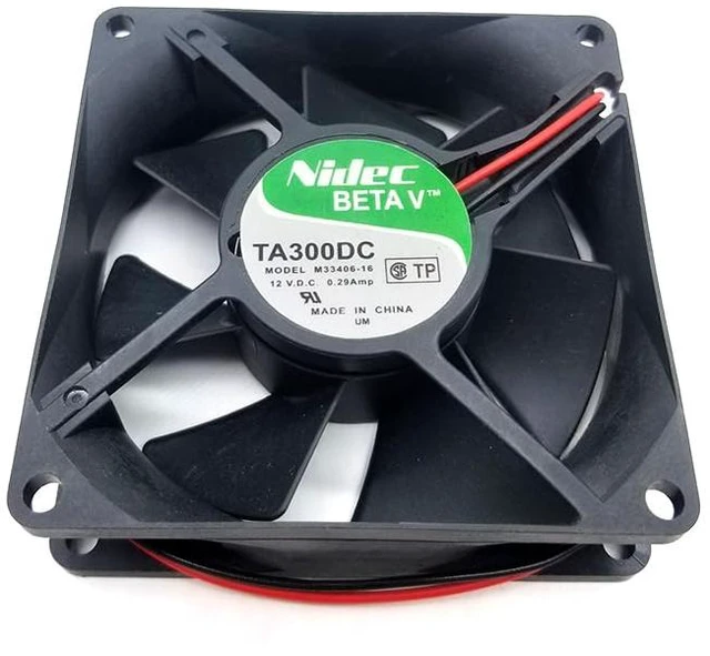 Main image of for TA300DC M33406-16 Server Cooler Fan DC 12V 0.29A 80 * 80 * 25mm 2-Wire