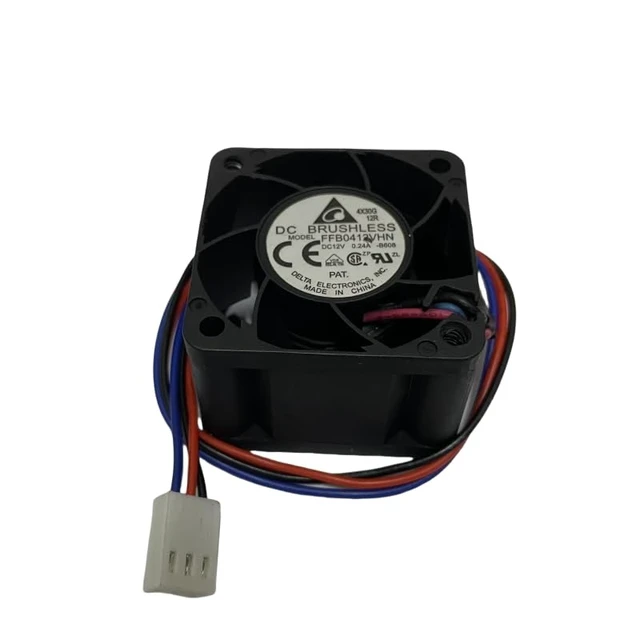 Alt view image 3 of 6 - FFB0412VHN 40 * 40 * 28MM 0.24A 4028 12V Three Lines Square Fan for Delta Electronics DC Brushless Cooling Fan