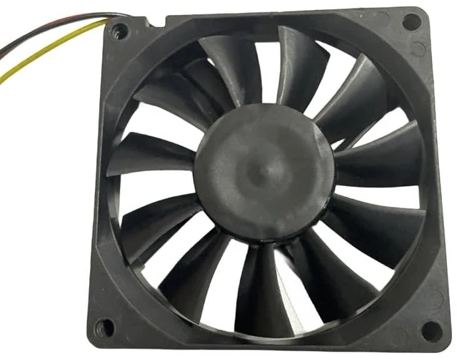 Alt view image 5 of 5 - New for NMB-MAT 3106RL-04W-S19 DC12V 0.09A 8015 8cm Three Lines Square Cooling Fan