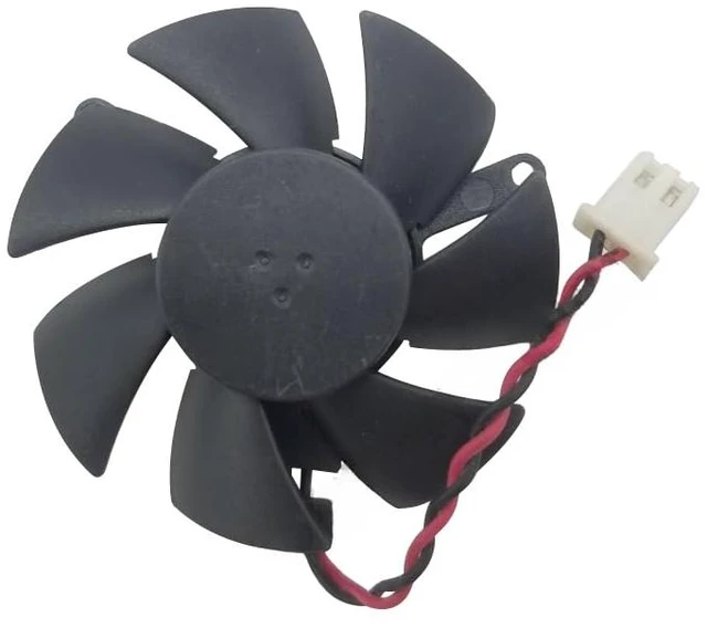 Alt view image 2 of 2 - New for APISEK GA51S2L DC12V 0.13A 2-Wire Cooling Fan