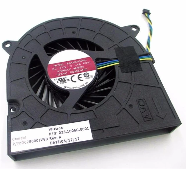 Alt view image 2 of 4 - New for Lenovo ideacentre AiO Laptop Cooling Fan BAAA0915R5U 01MN930 Compatible with EF90150SX-C030-S9A DC 5.0V 1.4A