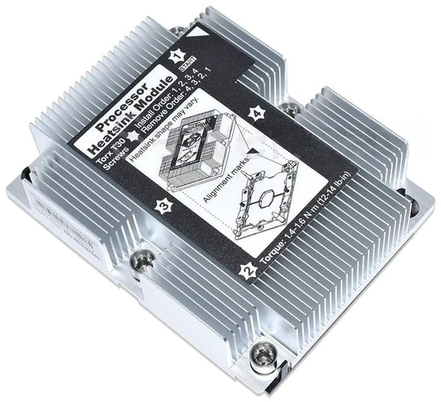 Main image of New Heatsink 01KP656 & Cooling Fan 01KP692 for Thinksystem SR650 SR658 SR630 SR530 SR860 SR850 Server (Heatsink)