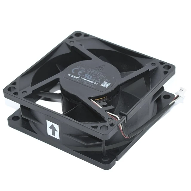Alt view image 3 of 6 - New for Delta AUB0712H-C DC 12V 0.29A 70 * 70 * 25mm 3-Wire Server Cooler Fan Square Cooling