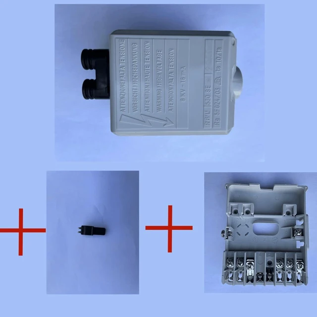 Alt view image 2 of 3 - For RIELLO Controller Control Box 530SE 530E Compatible for RIELLO 40G Oil Burner Controller Electric Eye (Controller+Base+Electric eye)