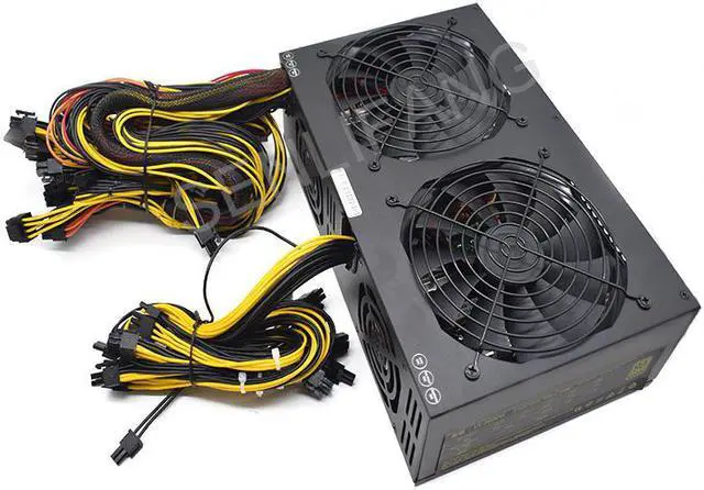 Alt view image 5 of 8 - 3600W ATX PSU Power Supply Bitcoin Miners PSU PC Power Supply 12 Card Miner Mining Rig 110-240V Pico PSU BTC ETC Power Mining