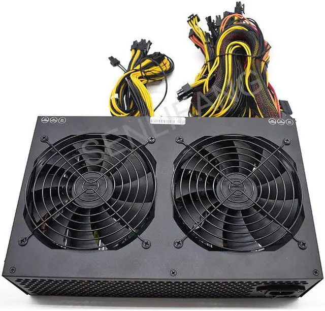 Alt view image 3 of 8 - 3600W ATX PSU Power Supply Bitcoin Miners PSU PC Power Supply 12 Card Miner Mining Rig 110-240V Pico PSU BTC ETC Power Mining