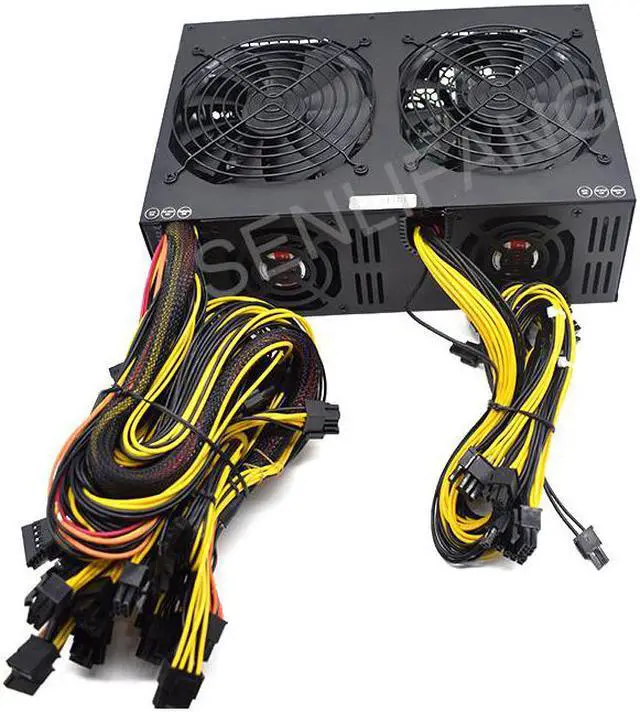 Alt view image 4 of 8 - 3600W ATX PSU Power Supply Bitcoin Miners PSU PC Power Supply 12 Card Miner Mining Rig 110-240V Pico PSU BTC ETC Power Mining