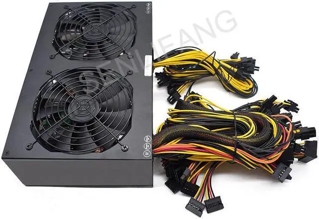 Alt view image 6 of 8 - 3600W ATX PSU Power Supply Bitcoin Miners PSU PC Power Supply 12 Card Miner Mining Rig 110-240V Pico PSU BTC ETC Power Mining