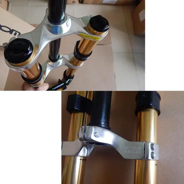 Alt view image 4 of 5 - 26"er Downhill DH Mountain Fit MTB Bike Bicycle Fork Travel 180mm Axle 20mm(B)