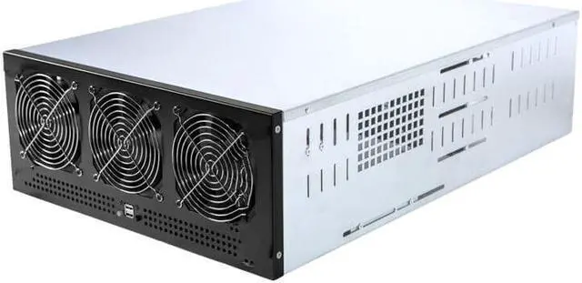 Alt view image 3 of 7 - 4U  Ethereum Chassis 68 330mm Graphics Card Multi-GPU Multi-graphics  Mine frame Computer Case