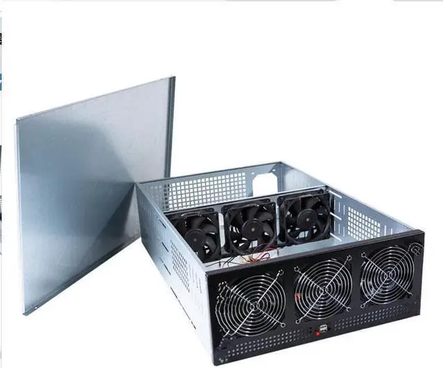 Alt view image 4 of 7 - 4U  Ethereum Chassis 68 330mm Graphics Card Multi-GPU Multi-graphics  Mine frame Computer Case
