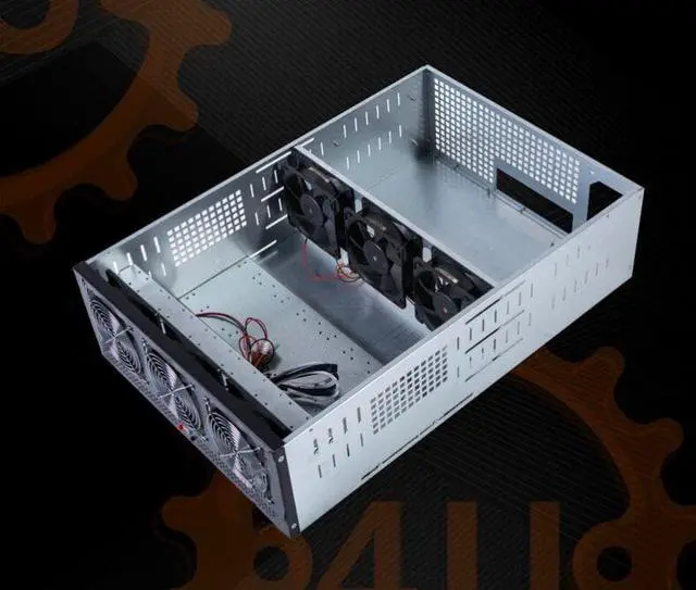 Alt view image 6 of 7 - 4U  Ethereum Chassis 68 330mm Graphics Card Multi-GPU Multi-graphics  Mine frame Computer Case