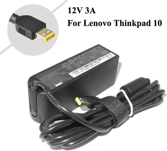 Main image of 12V 3A 36W Tablet Charger For 10 ADLX36NDT2A 4X20E75066 TP00064A Laptop AC Adapter Charger