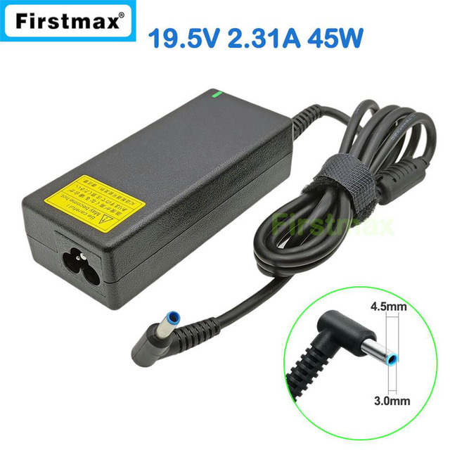 thumbnail image 2 of 45W 19.5V 2.31A AC Adapter Laptop Charger For HP Pavilion & HP Laptops - Black, 3-Year Warranty 2 of 3