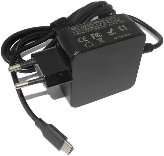 Main image of 20V 2.25A 45W Laptop Ac Adapter Charger USB-C Type C for Yoga 5 Pro Yoga 910 Yoga 910-13IKB 80VF Yoga 720 Yoga 720-13IKB