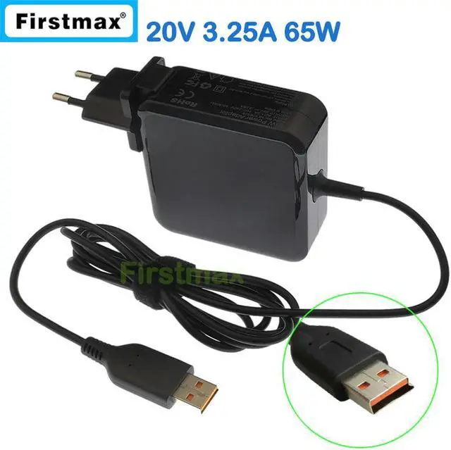 Main image of 20V 3.25A 65W laptop AC power adapter charger ADL65W5A10G68681 ADL65WLH 5A10G68687 5A10G68688 for Yoga 4S EU Plug