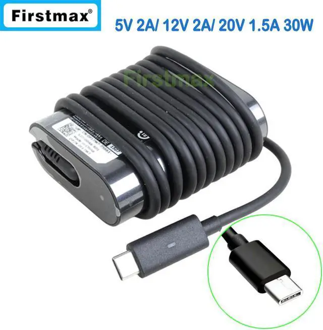 Main image of 5V 2A 12V 2A 20V 1.5A USB-C type C AC adapter tablet pc charger for Latitude 11 5170 5175 5179 XPS 9365 Venue 8 Pro 5855