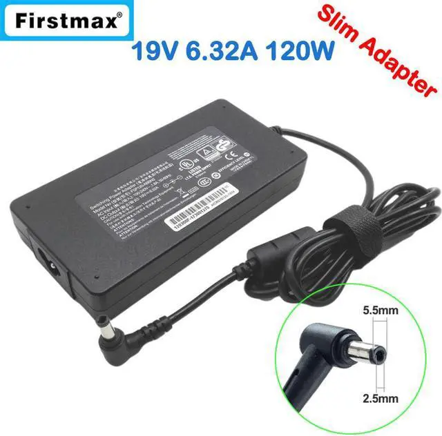 Main image of 19V 6.3A 6.32A 120W AC Adapter for Toshiba PA5083C-1ACA PA5181U-1ACA PA3290E-3ACA PA3336E-2ACA PA-1121-03 Charger Power Supply