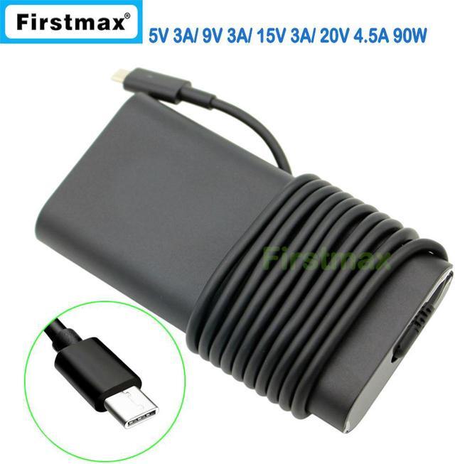 Main image of 90W Thunderbolt 3 USB-C Type-C AC Power Adapter Charger LA90PM170 for Latitude 5280 5480 5580 7280 7480 7380